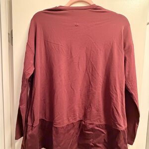 lululemon athletica Burgundy Long Sleeve Top